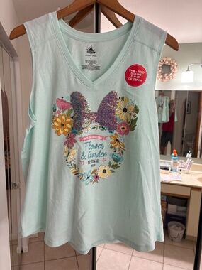 Disney Epcot International Flower & Garden Festival 2020 Sequin Tank Top LARGE